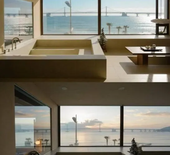 Gwangan Bridge View Beachfront 3br 1min To Beach, Goznuk Apartamento Ciudad Metropolitana de Busan